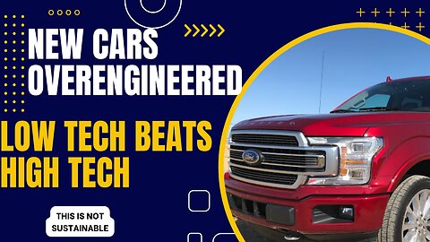 Old Tech Beats New Tech--A 2018 Limited Ford Truck $5600 repair