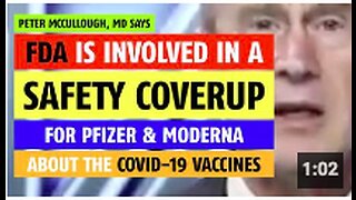 FDA is involved in a safety coverup about the vaccines for Pfizer and Moderna