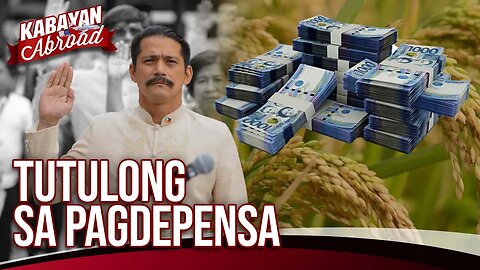 Sen. Robin Padilla, tutulong sa pagdepensa sa 2024 budget ng Department of Agriculture.