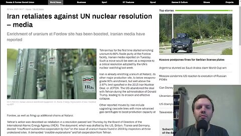 Iran retaliates against UN resolution by enrishing Unranium to 60% fissile purity