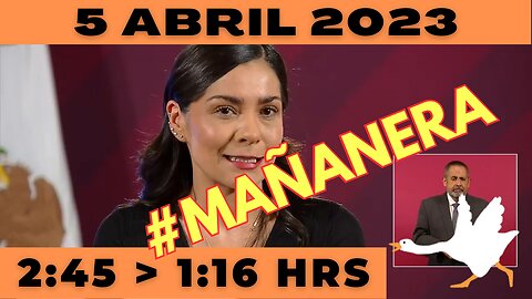 💩🐣👶 #AMLITO | Mañanera Miércoles 5 de Abril 2023 | El gansito veloz de 2:45 a 1:16.