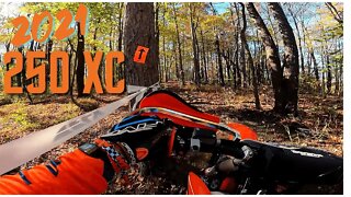 Test riding the 2021 KTM 250 XC at Crow Canyon!