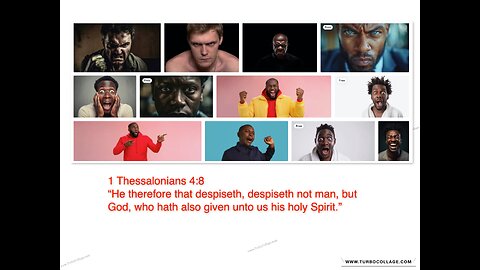 1 Thessalonians 4:8 “He therefore that despiseth, despiseth not man, but God,