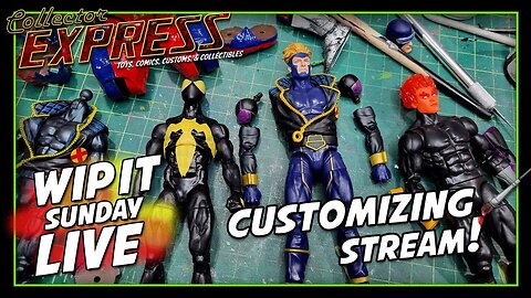 Customizing Action Figures - WIP IT Sunday Live - Episode #64 - Painting, Sculpting, and More!