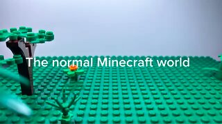 The normal Minecraft world (Lego stop motion )￼