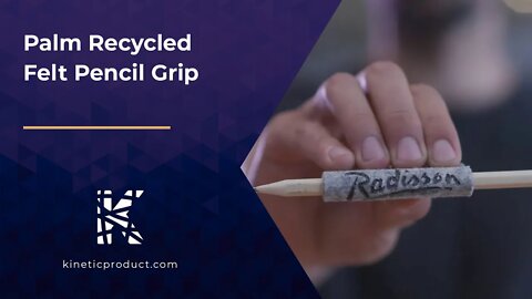 Palm Recycled Felt Pencil Grip