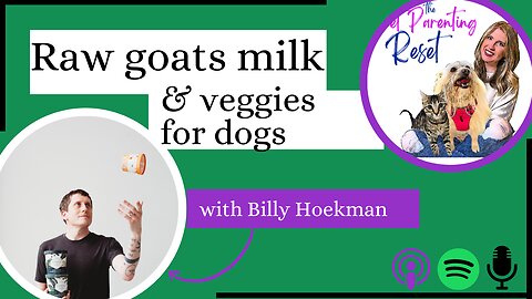 Dog Nutrition Raw Goats Milk & Vegetables, with Billy Hoekman