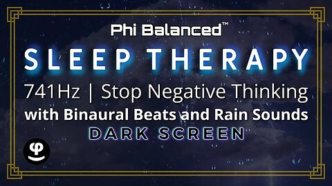 Total Body Cleanse | 741Hz Sleep Therapy | Binaural Beats | Rain Sounds