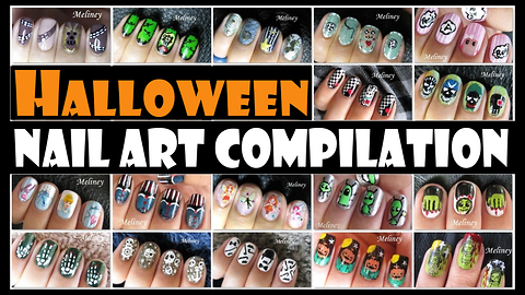 Halloween nail art compilation: Meliney designs