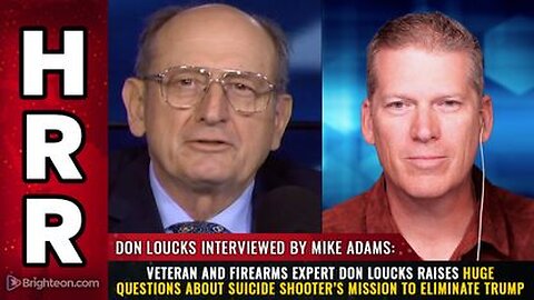 Veteran and firearms expert Don Loucks raises HUGE QUESTIONS about suicide shooter’s mission