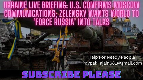 Ukraine live briefing || Live Updated News @newsy @donald j trump