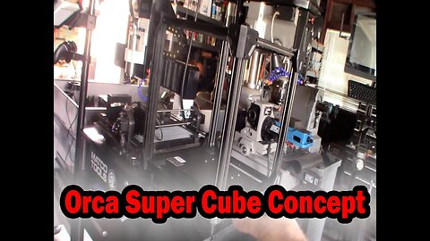 Orca Super Cube CoreXY 3D printer concept Part 1, Planning and Frame construction.