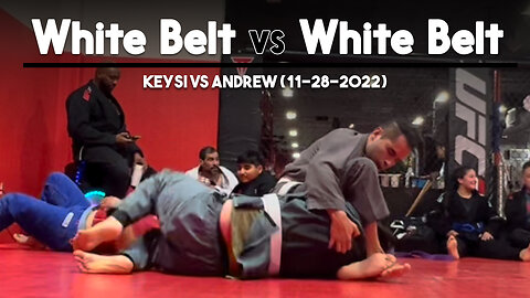 Jiu Jitsu White Belts [Keysi vs Andrew] | Circadian MMA (11-28-2022)