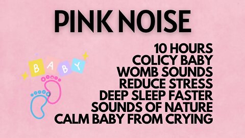 CALM COLIC BABY WITH MIRACLE PINK NOISE STOPS CRYING BABY CREATING WOMB SOUNDS, SLEEP IN MINUTES