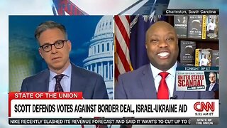 Sen Tim Scott LAUGHS At Democrat CNN Host's Question