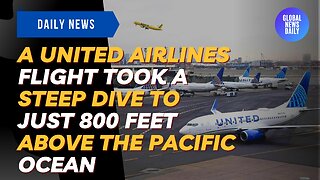 A United Airlines Flight Took A Steep Dive To Just 800 Feet Above The Pacific Ocean