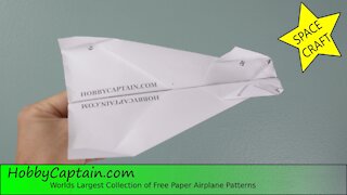 Paper plane folding instructions, The "Abhishek Orbiter" paper airplane