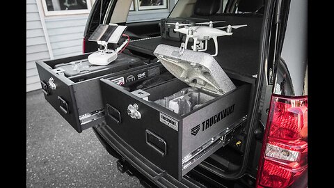TruckVault Drone Responder 8 - Drone Command Centre in the trunk of your car