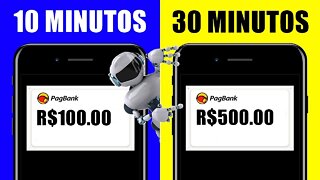 Novo RÔBO DE PIX Gera R$100 DE GRAÇA no Cadastro + R$500 no Pix Sem Esforço (Ganhar Dinheiro Online)