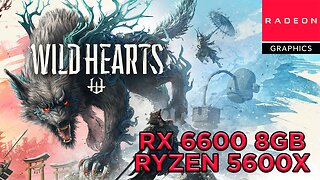 WILD HEARTS no PC | 5600X | RADEON 6600 8GB