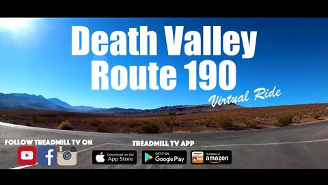 Death Valley Scenic Route 190 Virtual Ride