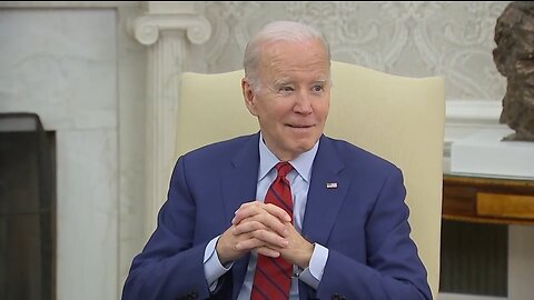 Biden Smirks As He Ignores Questions From The Press