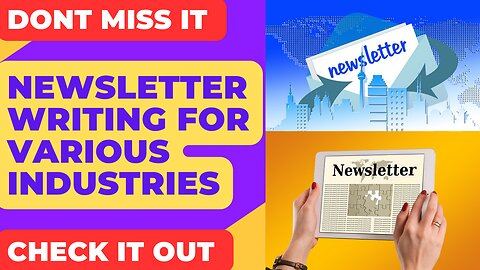 Newsletter Writing for Various Industries