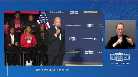 LIVE: President Biden Delivering Remarks on Student Debt Relief...