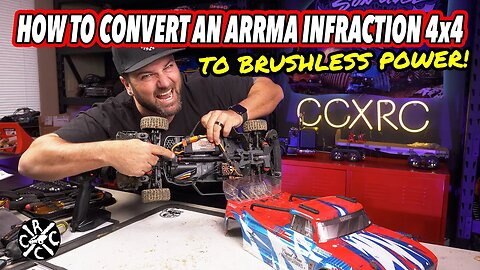 How To Make Your ARRMA Infraction 4x4 MEGA Brushless and Make It Mean!