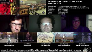 podcast playing video games 036: shin megami tensei III nocturne hd remaster