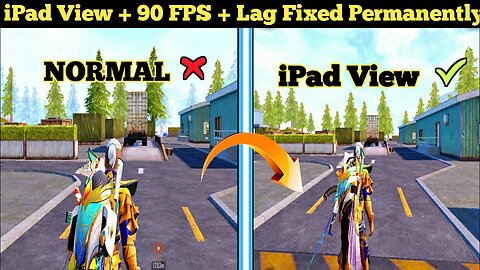 how to get Real ipad view in pubg mobile + 90 fps in any Android phone