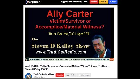 @StevenDKelley vs Ally Carter Accomplice Material Witness, Dec 2nd 2021