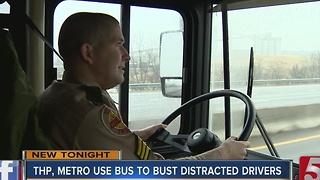 THP, Metro Officers Ride Bus To Catch Distracted Drivers