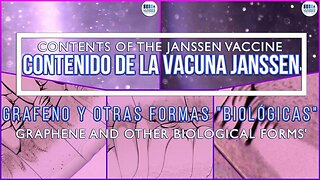 LQC: JANSSEN COVID VACCINE (JOHNSON AND JOHNSON LABORATORY) UNDER OPTICAL MICROSCOPE