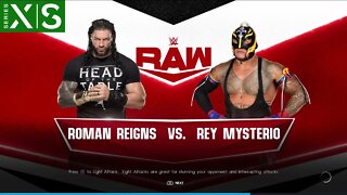 Roman Reigns vs Rey Mysterio | WWE 2K22