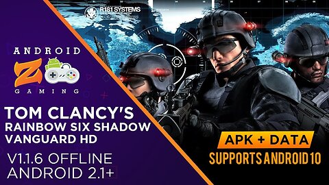 Tom Clancy's Rainbow Six: Shadow Vanguard - Android Gameplay (OFFLINE) (With Link) 553MB+