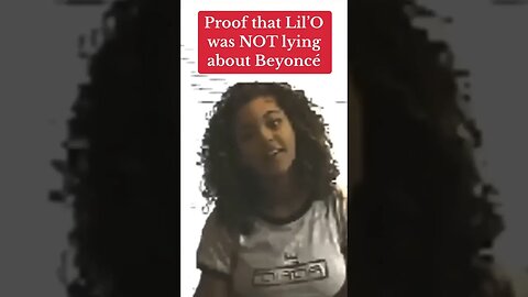 Beyoncé at 16 giving a shoutout to Lil’O, who claims he put her in her 1st ever music video