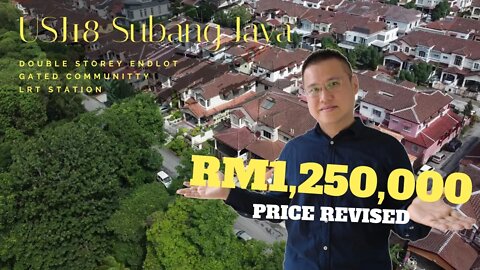 [Price Revised] USJ18 Double Storey ENDLOT RM1,250,000 at Subang Jaya. Facing Playground & Gated