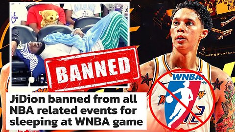 YouTuber JiDion Gets BANNED From NBA Events For SLEEPING During WNBA Game
