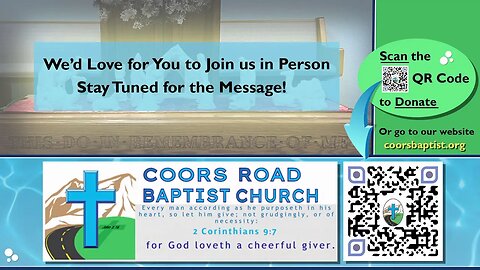 Coors Road Baptist Church Live Stream