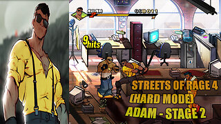 Streets Of Rage 4 (Hard Mode) Adam: Stage 2