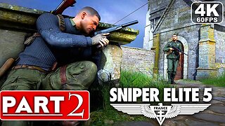 SNIPER ELITE 5 Walkthrough Gameplay Part 2 - SURVIVAL (FULL GAME)