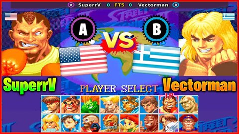 Super Street Fighter II X (SuperrV Vs. Vectorman) [U.S.A Vs. Greece]