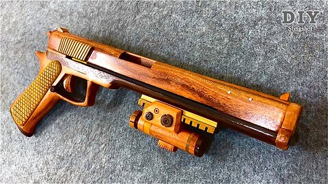 Crafting a Stylish Wooden Slingshot Pistol - Step-by-Step Guide