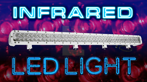 Infrared LED Light Bar - Extreme Environment - 80, 3-Watt LEDs - 9~42 Volts DC