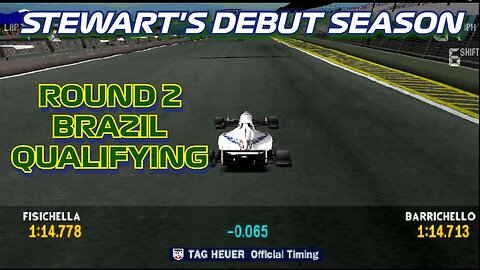 Stewart's Debut Season | Round 2: Brazilian Grand Prix Qualifying | Formula 1 '97 (PS1)