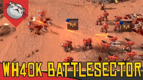 Guerra FUTURISTA Tática contra INSETOS GIGANTES - Warhammer 40k Battlesector [Gameplay PT-BR]