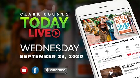 WATCH: Clark County TODAY LIVE • Wednesday, September 23, 2020