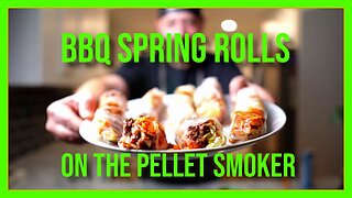 Pulled Pork BBQ Spring Rolls on the pellet grill! - Full Recipe and BBQ Tutorial!