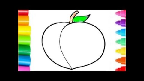 Drawing a APRICOT for Picture
